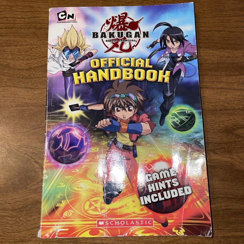 Bakugan Official Handbook Paperback By Scholastic 2009 First Printing Tracy West